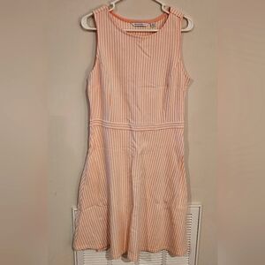 Isaac Mizrahi Live Dress Striped Sleeveless Size Small EUC